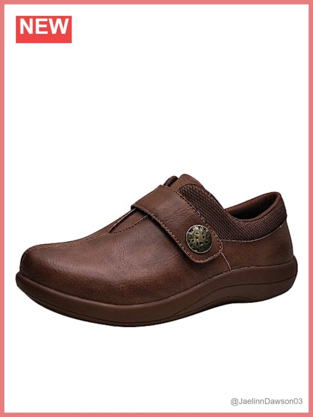 Alegria Danni Womens Strap Slip-On Comfort Shoe Faux Leather